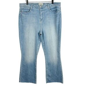 L’agence Jeans Womens‎ 34 Kendra High Rise Cropped Flare Denim Stretch Fit 36X27